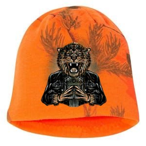 Lion With Scary Claws Kati - Camo Knit Beanie