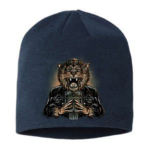 Lion With Scary Claws Sustainable Beanie