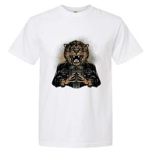 Lion With Scary Claws Garment-Dyed Heavyweight T-Shirt