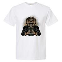 Lion With Scary Claws Garment-Dyed Heavyweight T-Shirt