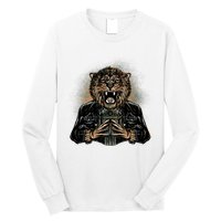 Lion With Scary Claws Long Sleeve Shirt