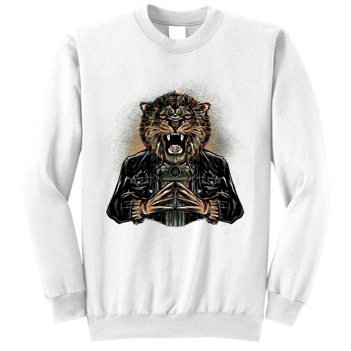 Lion With Scary Claws Sweatshirt