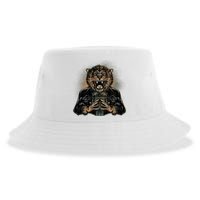 Lion With Scary Claws Sustainable Bucket Hat