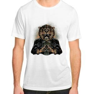 Lion With Scary Claws Adult ChromaSoft Performance T-Shirt