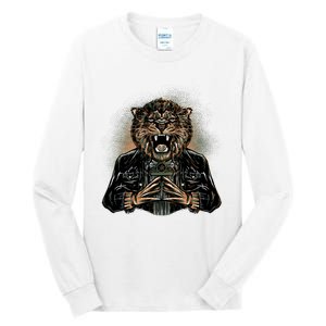 Lion With Scary Claws Tall Long Sleeve T-Shirt