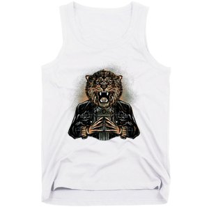 Lion With Scary Claws Tank Top