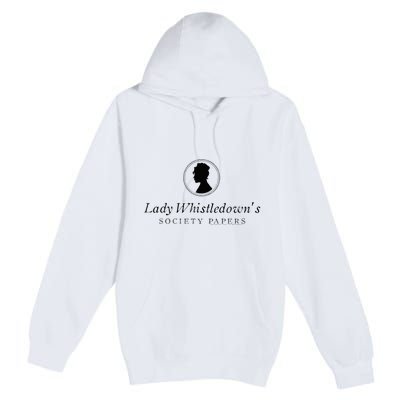 Lady Whistledowns Society Papers Premium Pullover Hoodie