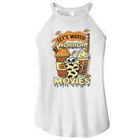 LetS Watch Scary Horror Movies Spooky Season Women's Perfect Tri Rocker Tank