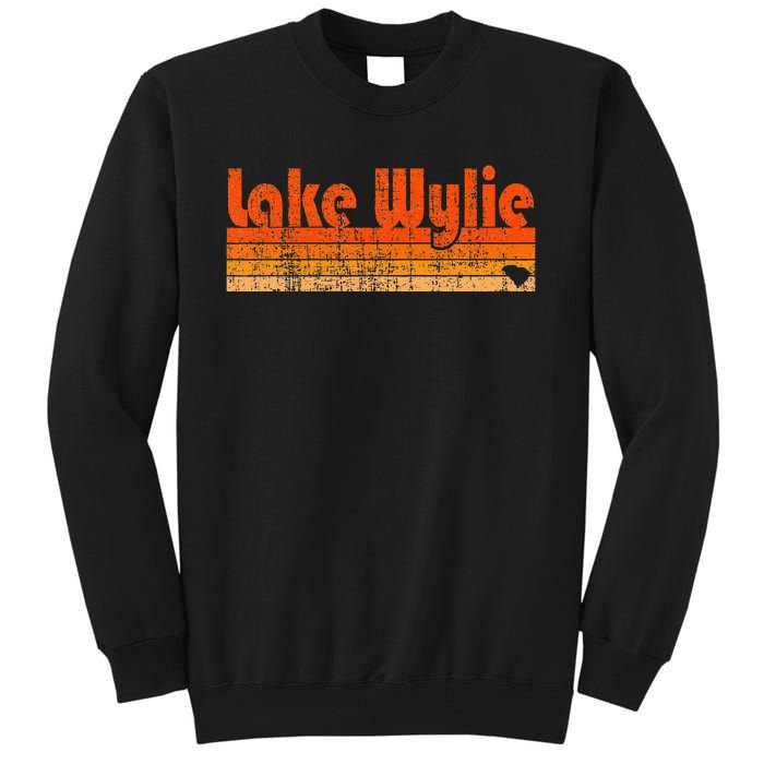 Lake Wylie Sc Retro 80s Style Tall Sweatshirt