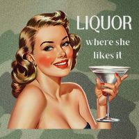 Liquor Where She Likes It Funny Drinking Alcohol Lover Legacy Tie Dye Trucker Hat