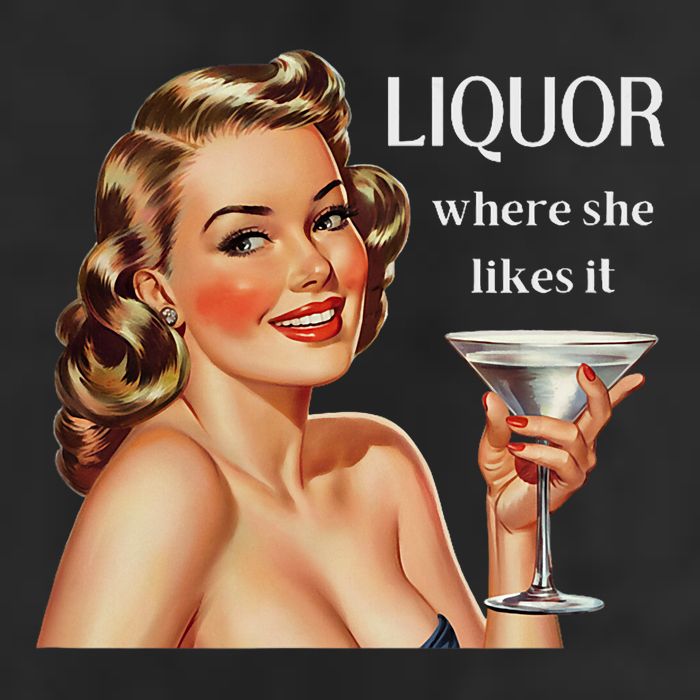 Liquor Where She Likes It Funny Drinking Alcohol Lover Cool Comfort Performance Bucket Hat