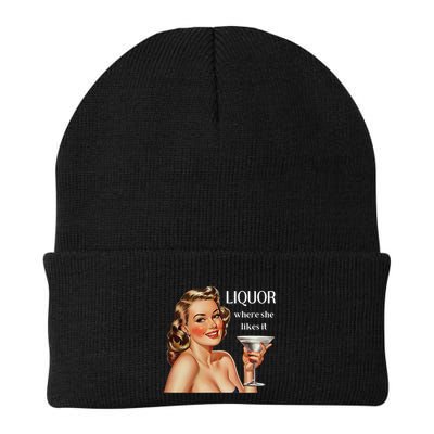 Liquor Where She Likes It Funny Drinking Alcohol Lover Beanie