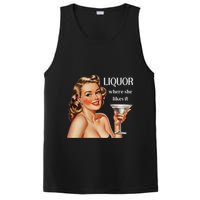 Liquor Where She Likes It Funny Drinking Alcohol Lover PosiCharge Competitor Tank