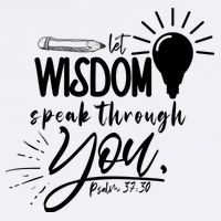 Let Wisdom Speak Through You Psalm 37:30 Cool Comfort Performance Bucket Hat