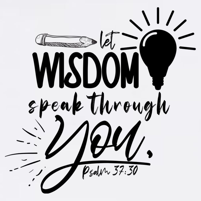 Let Wisdom Speak Through You Psalm 37:30 Cool Comfort Performance Bucket Hat
