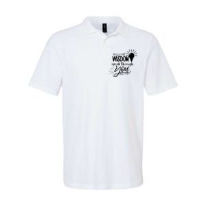 Let Wisdom Speak Through You Psalm 37:30 Softstyle Adult Sport Polo