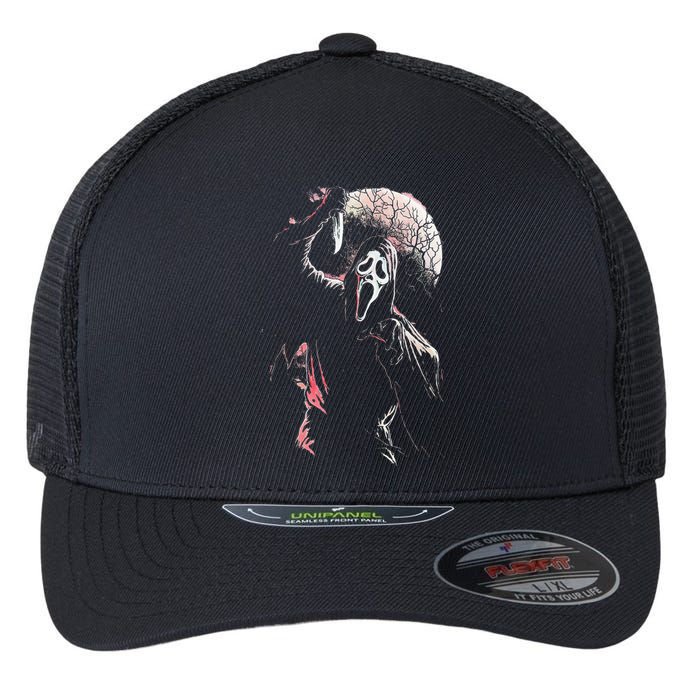 Lets Watch Scary Movies Horror Movies Scary Flexfit Unipanel Trucker Cap