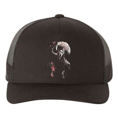 Lets Watch Scary Movies Horror Movies Scary Yupoong Adult 5-Panel Trucker Hat