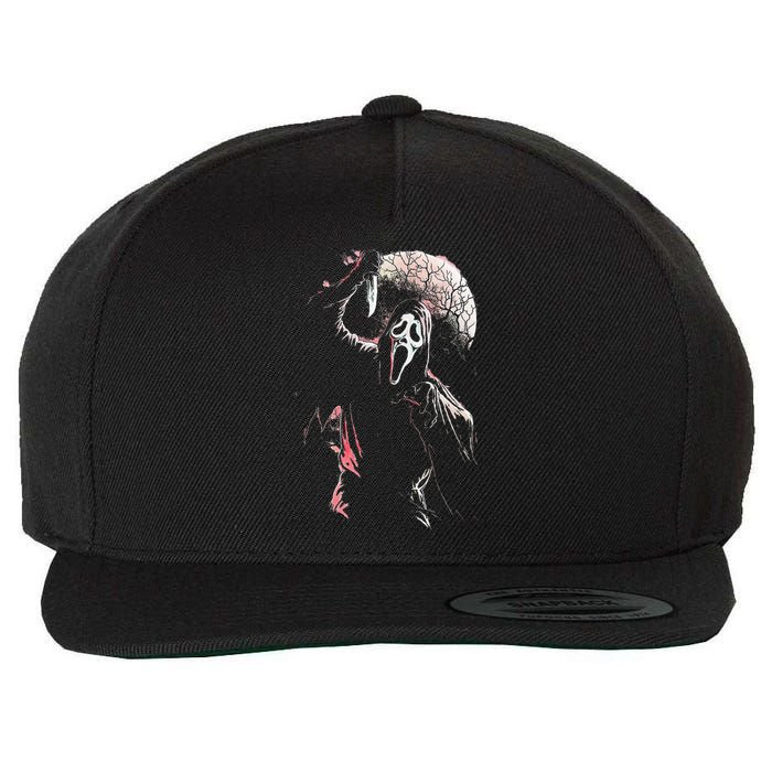 Lets Watch Scary Movies Horror Movies Scary Wool Snapback Cap