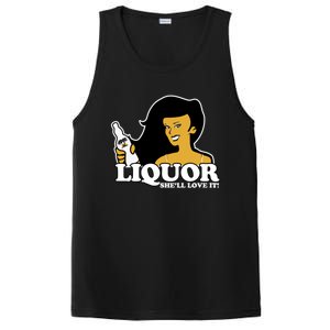 Liquor Where She Likes It Gift For Wine Lover PosiCharge Competitor Tank