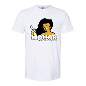 Liquor Where She Likes It Gift For Wine Lover Softstyle CVC T-Shirt