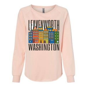 Leavenworth Washington State Womens California Wash Sweatshirt