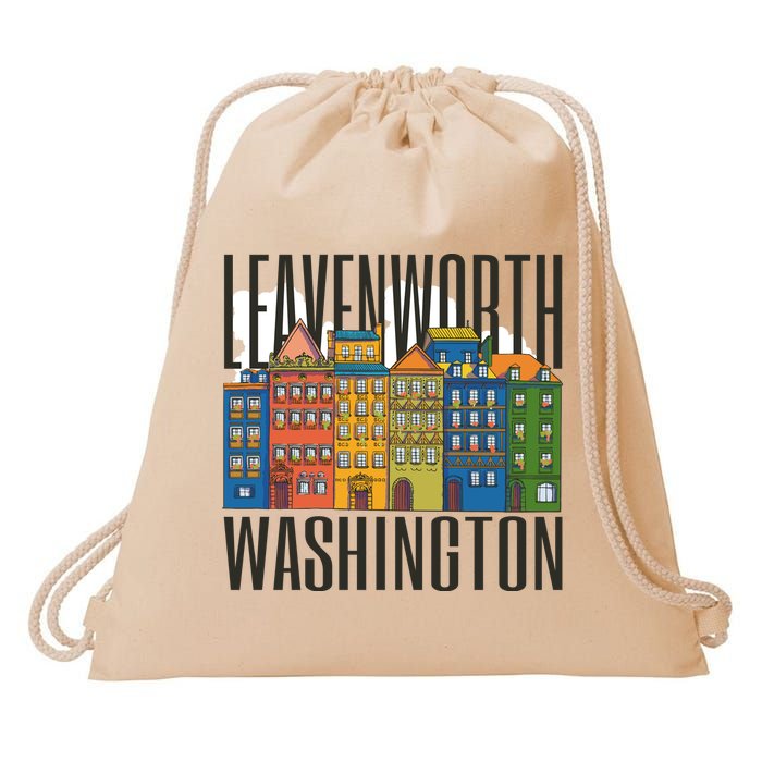 Leavenworth Washington State Drawstring Bag