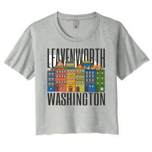 Leavenworth Washington State Women's Crop Top Tee