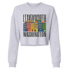 Leavenworth Washington State Cropped Pullover Crew