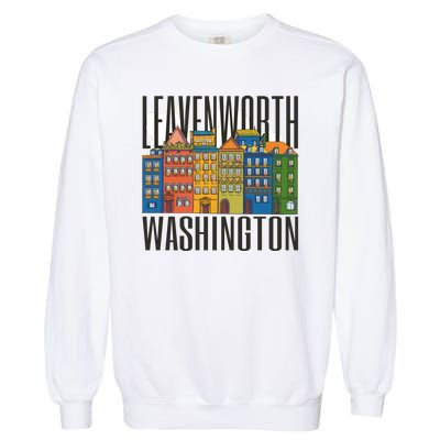 Leavenworth Washington State Garment-Dyed Sweatshirt