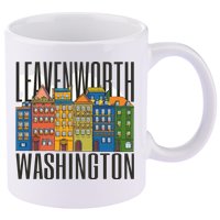 Leavenworth Washington State 11oz C Handle Ceramic Mug