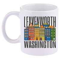 Leavenworth Washington State 11oz C Handle Ceramic Mug