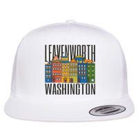 Leavenworth Washington State Flat Bill Trucker Hat
