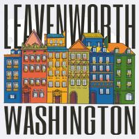 Leavenworth Washington State Flat Bill Trucker Hat