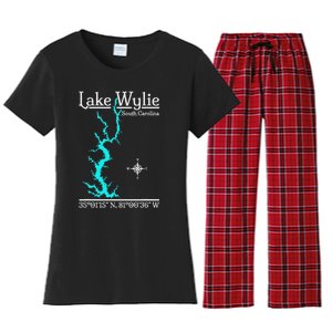 Lake Wylie South Carolina Women's Flannel Pajama Set