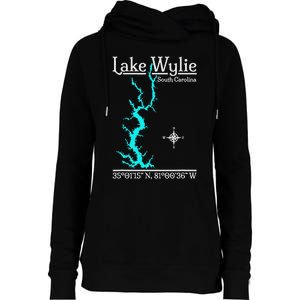 Lake Wylie South Carolina Womens Funnel Neck Pullover Hood