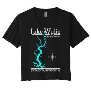 Lake Wylie South Carolina Women's Crop Top Tee