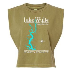 Lake Wylie South Carolina Garment-Dyed Women's Muscle Tee