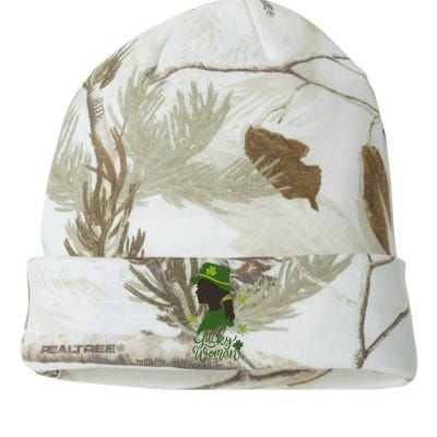 Lucky Woman St Patricks Day Kati Licensed 12" Camo Beanie