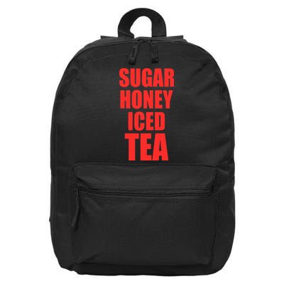 Latto’S Wearing Sugar Honey Iced Tea 16 in Basic Backpack