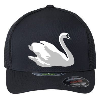 Ldr With Swan Flexfit Unipanel Trucker Cap