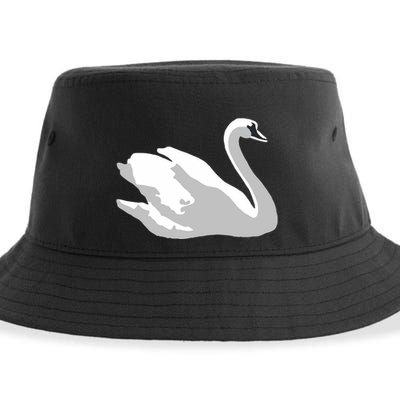 Ldr With Swan Sustainable Bucket Hat