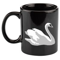 Ldr With Swan 11oz C Handle Ceramic Mug