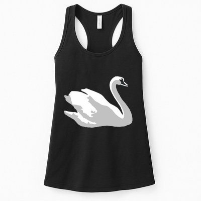 Ldr With Swan Womens Tank Top