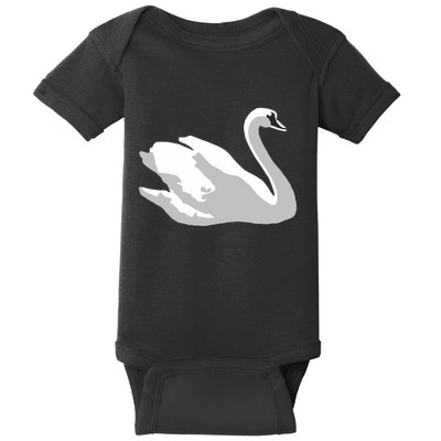 Ldr With Swan Baby Bodysuit