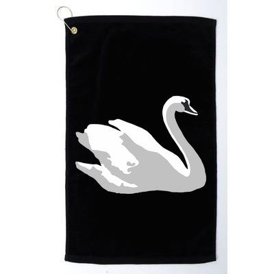 Ldr With Swan Golf Towel