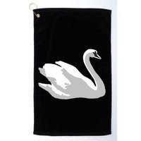 Ldr With Swan Golf Towel