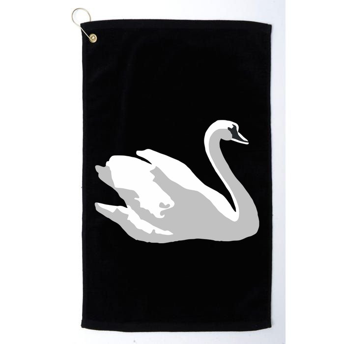 Ldr With Swan Golf Towel
