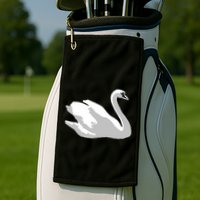 Ldr With Swan Golf Towel
