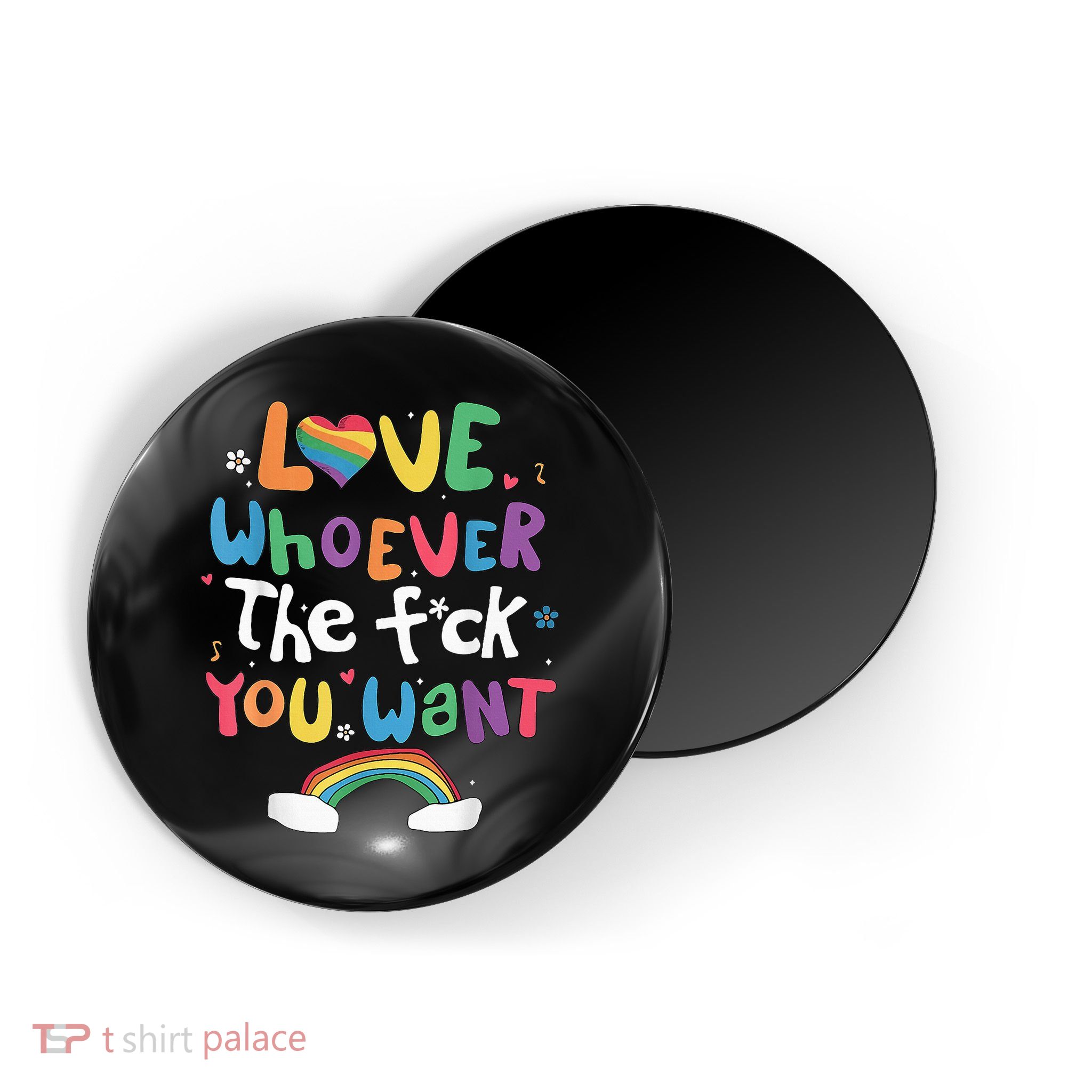 Love Whoever The F You Want Lgbtq Rainbow Magnet